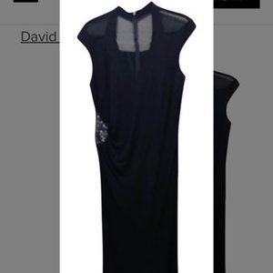 David Meister - Formal Navy Blue embellished full